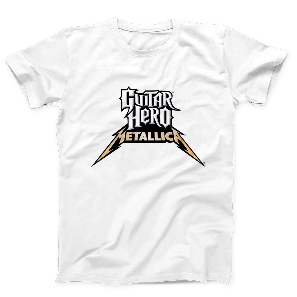 Metallica Guitar Hero Logo Men’s T-Shirt