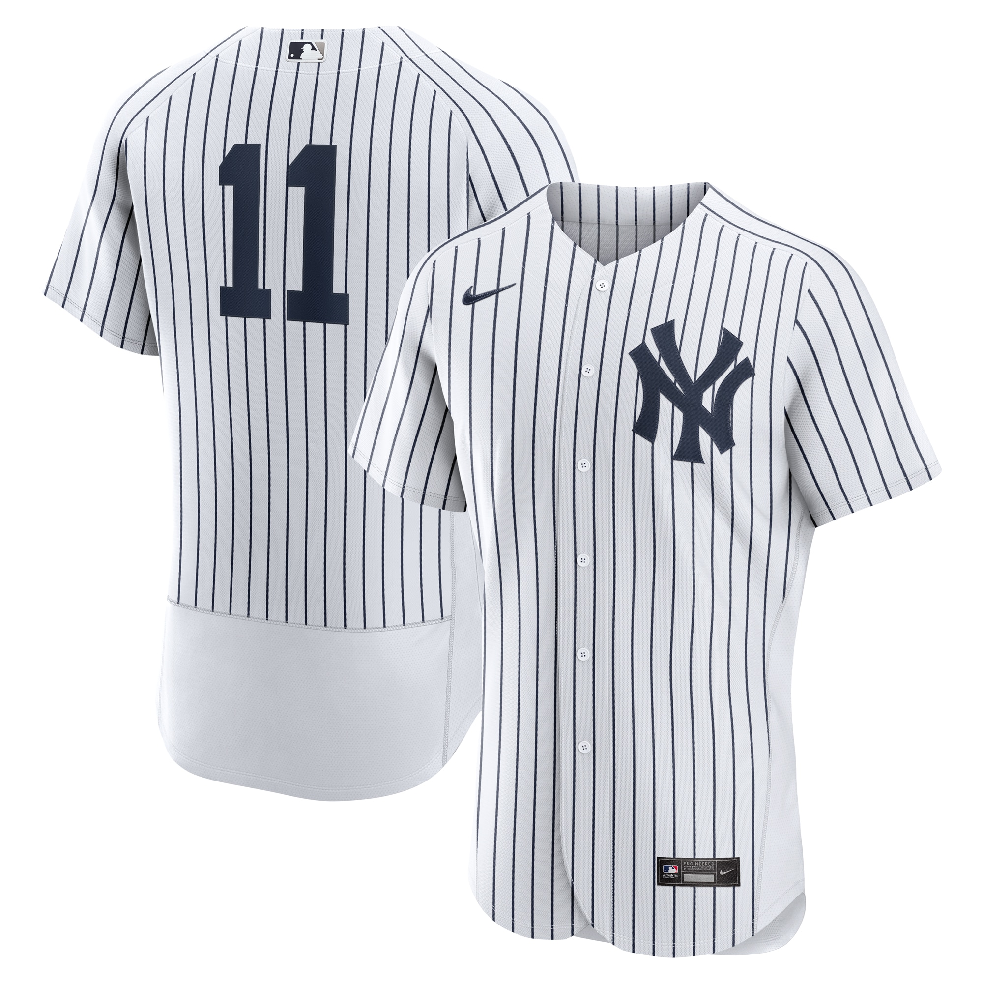 Men’s New York Yankees Anthony Volpe White/Navy Home Authentic Jersey