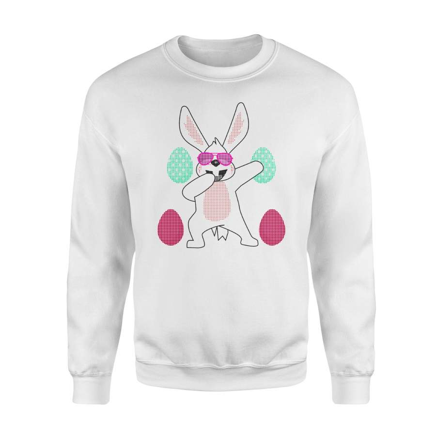 Dabbing Hip Hop Easter Bunny Dab Kids Boys Girls Adult Sweatshirt