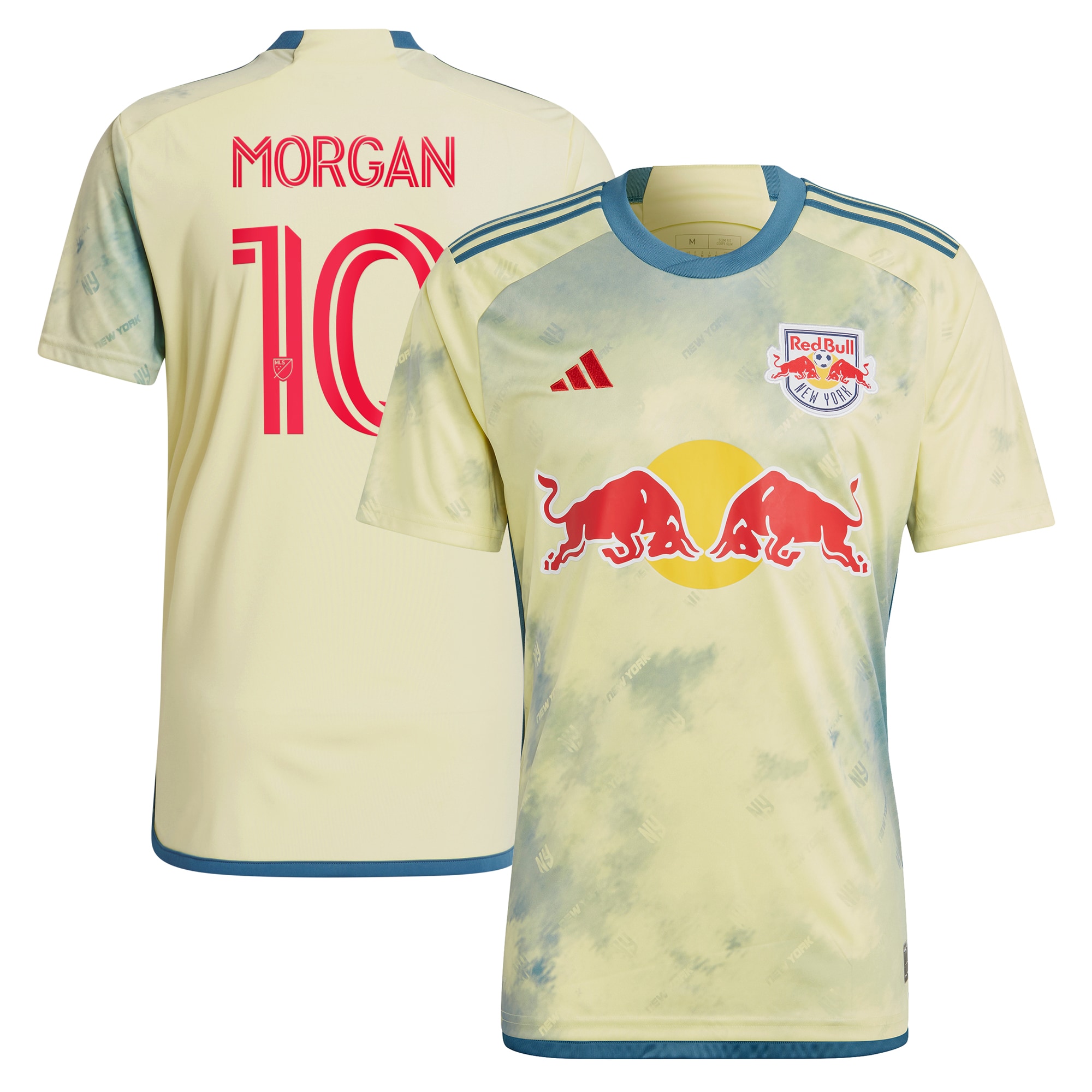 Lewis Morgan New York Red Bulls 2023 Daniel Patrick Kit Replica Jersey – Yellow