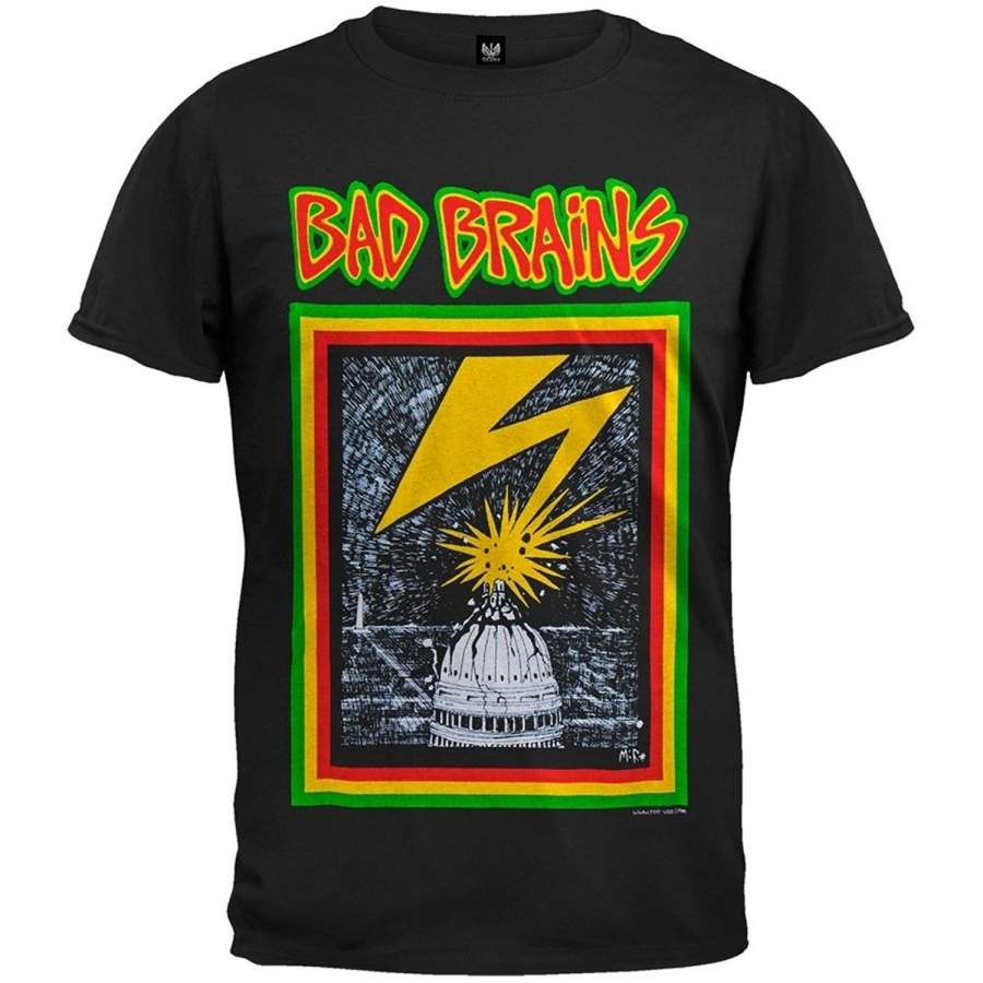 Bad Brains Mens Capitol Short Sleeve T-Shirt