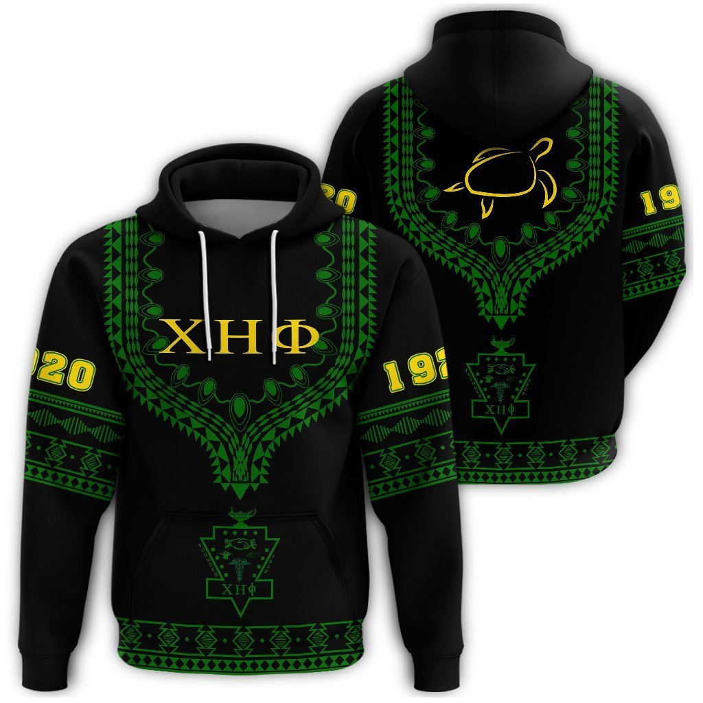 Greek Life Hoodie – Chi Eta Phi Dashiki Hoodie – Alva Style