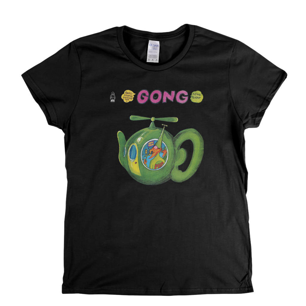 Gong Flying Teapot Womens T-Shirt