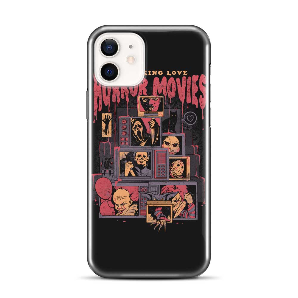 I Freaking Love Horror Movies – Phone Case