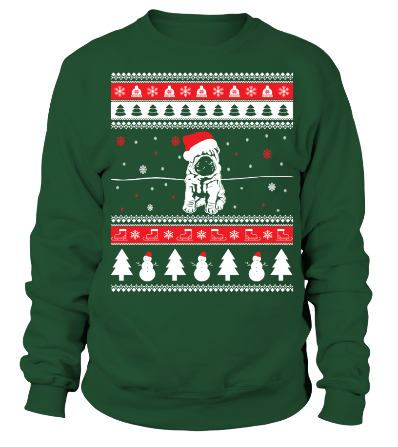 Shar Pei Ugly Christmas Sweater T Shirts C-Ozh8X