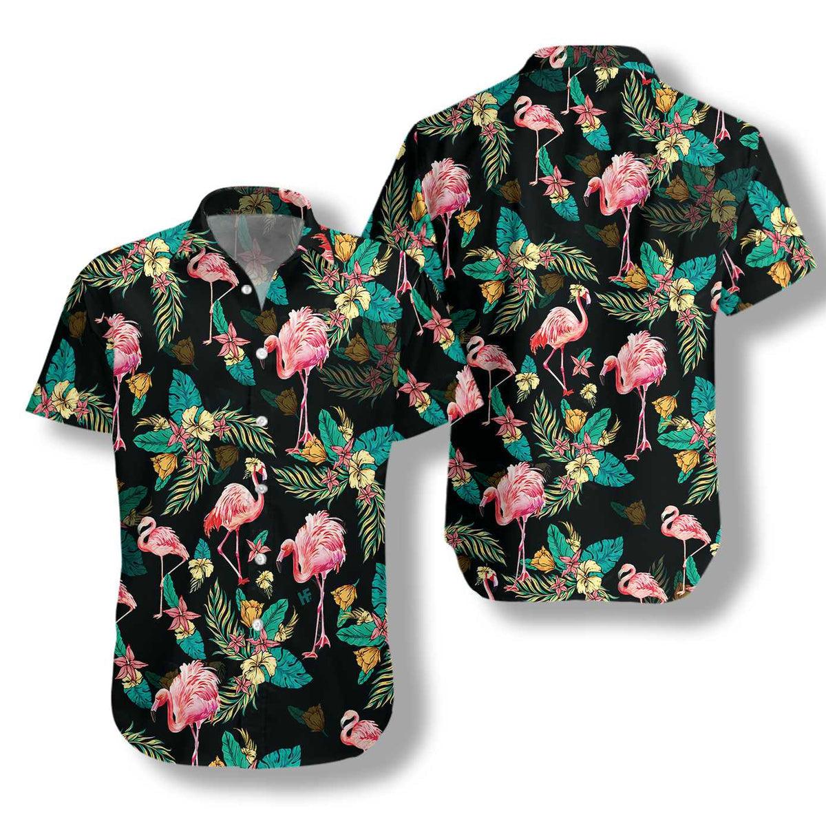 Flamingo Tropical Pattern Hawaii Shirt For Men Women Ha54936