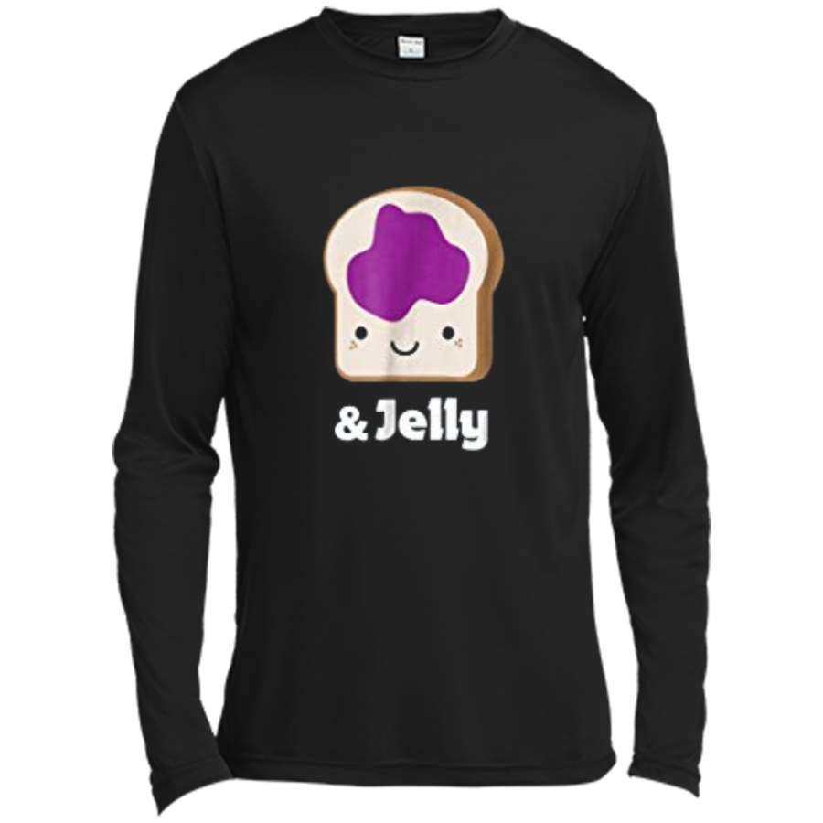 MATCHING SET Peanut Butter and Jelly Couples Friend Long Sleeve Moisture Absorbing Shirt