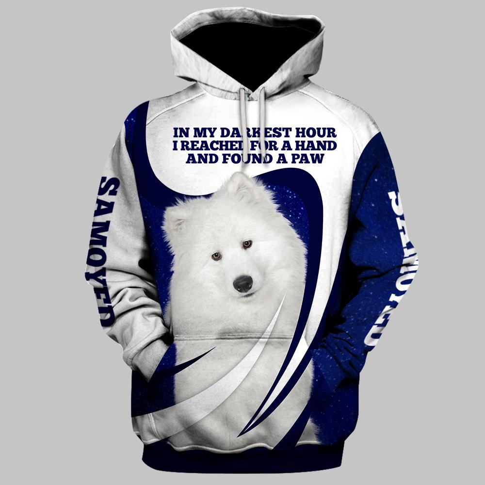 Best Hoodie  Samoyed 3D Full Printing 23952 Hoodie , 3D Hoodie