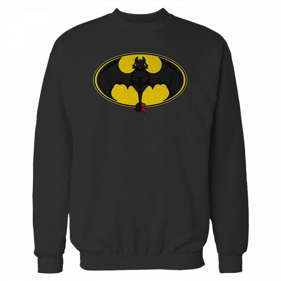 Toothles Batman How To Train Your Dragon Sweatshirt