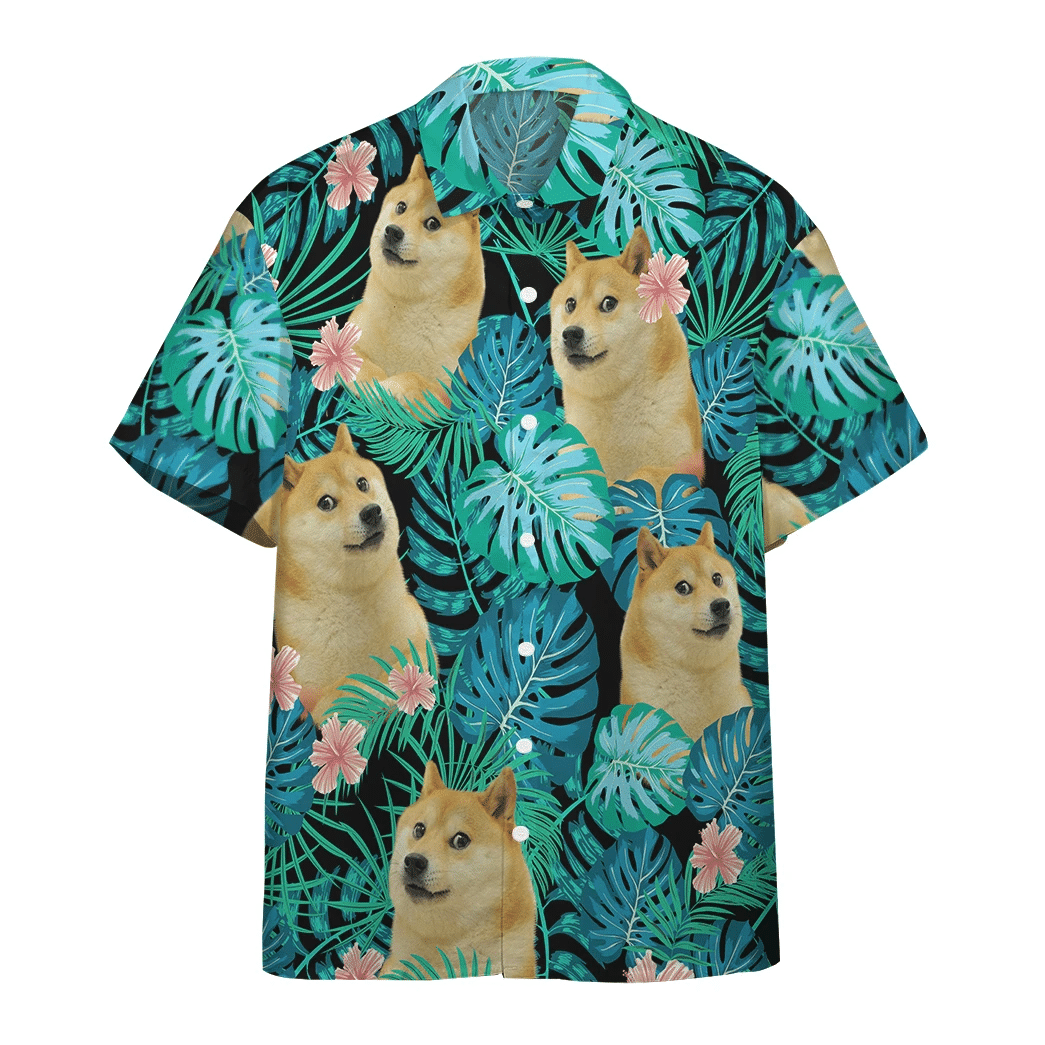 Doge Meme Tropical Hawaii Shirt Ha76498