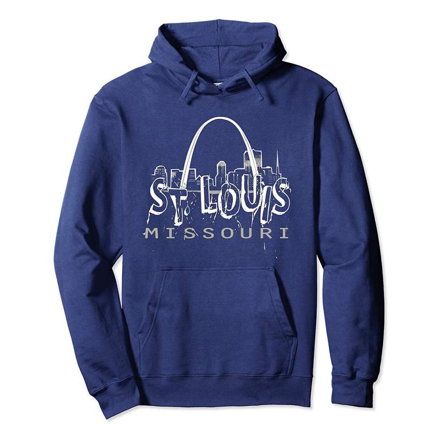 St. Louis Missouri Gateway Arch Graffiti Hooded Sweatshirt – PRIVALS SHOP
