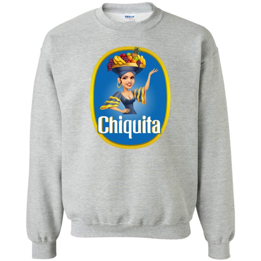 AGR Chiquita Banana Crewneck Pullover Sweatshirt