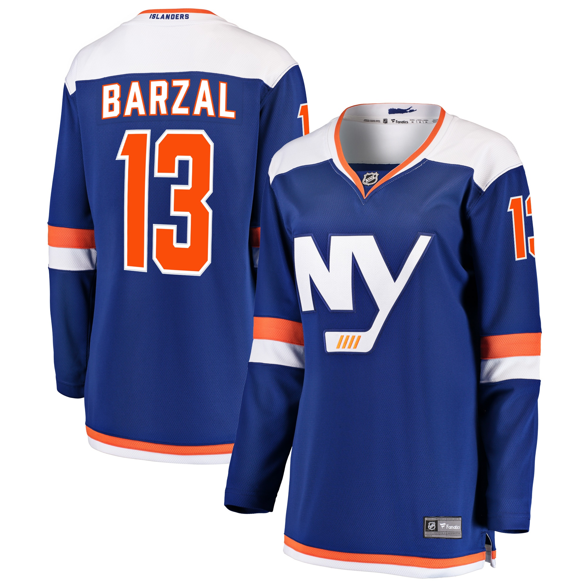 Women's New York Islanders Mathew Barzal Blue Alternate Breakaway Jersey