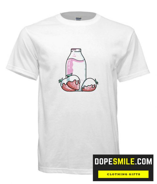 Cute Strawberry Milkshake T shirt