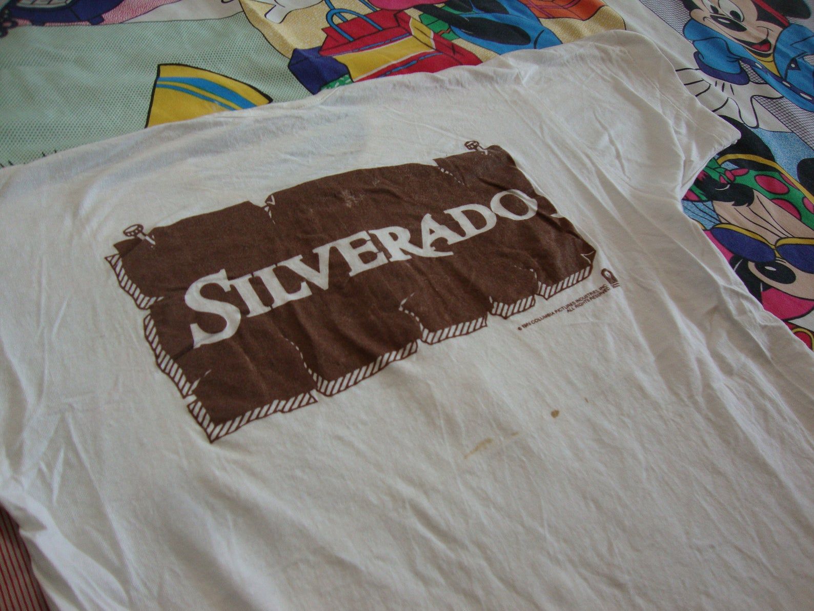 Vintage 80’S Silverado 1985 Kevin Costner Danny Glover Movie Promo Rare T Shirt S