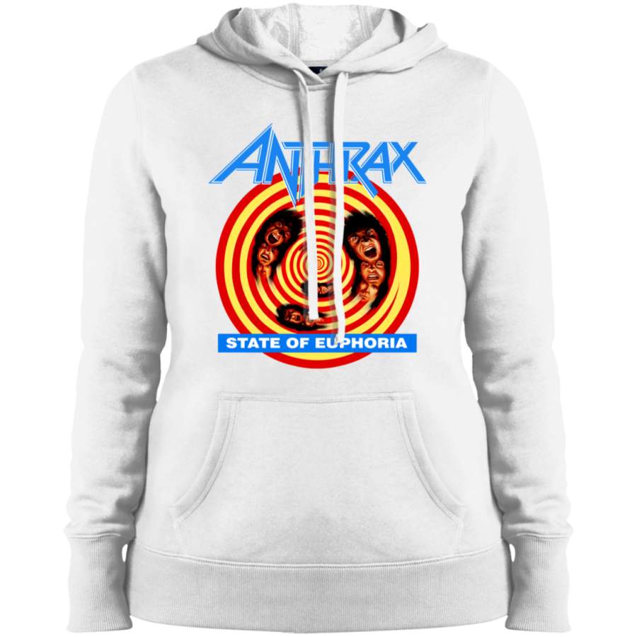 Old Skool Hooligans Anthrax Ladies’ Pullover Hoodie