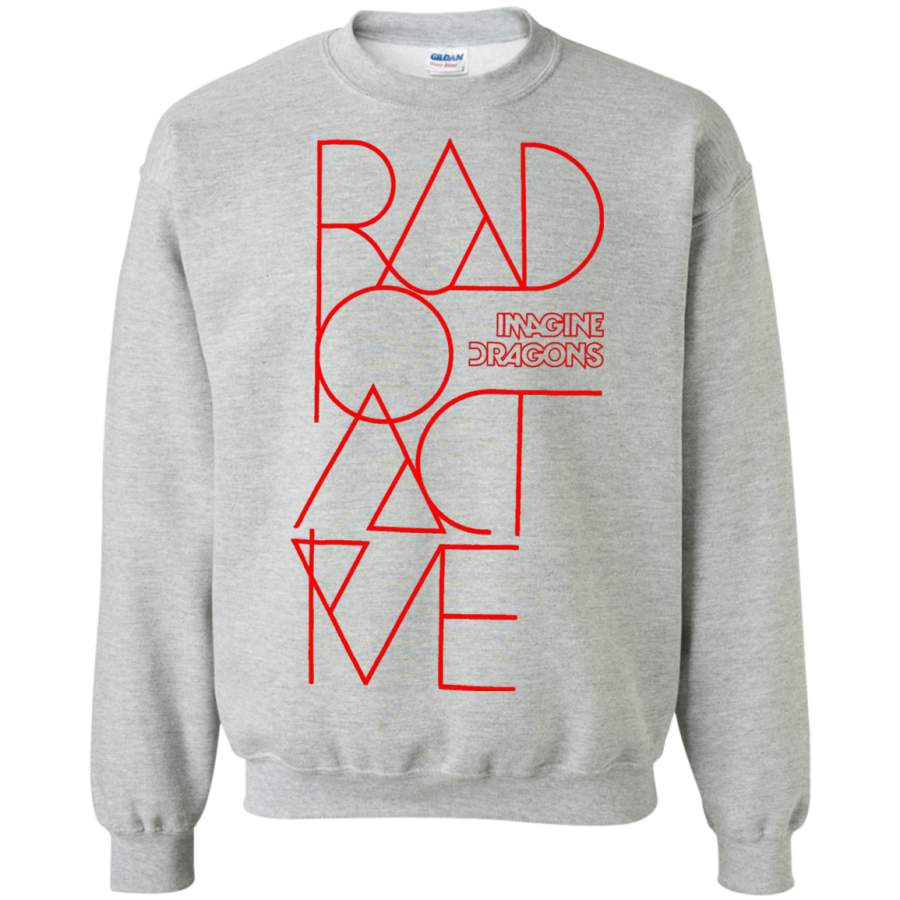 AGR Imagine Dragons Radioactive Crewneck Pullover Sweatshirt