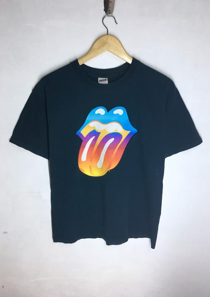 Rare Design Vintage Rolling Stones Big Image Shirt