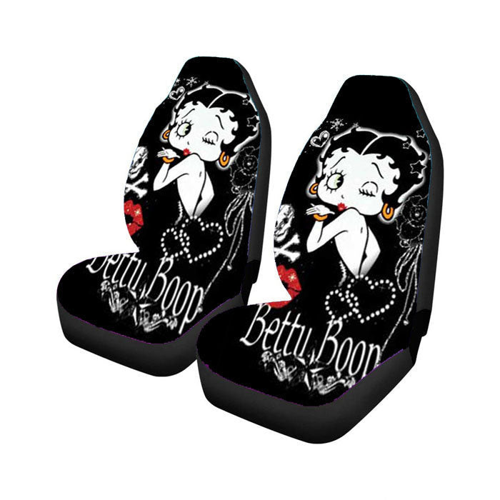 Betty Boop Kiss Blk Bkg Car Seat Covers