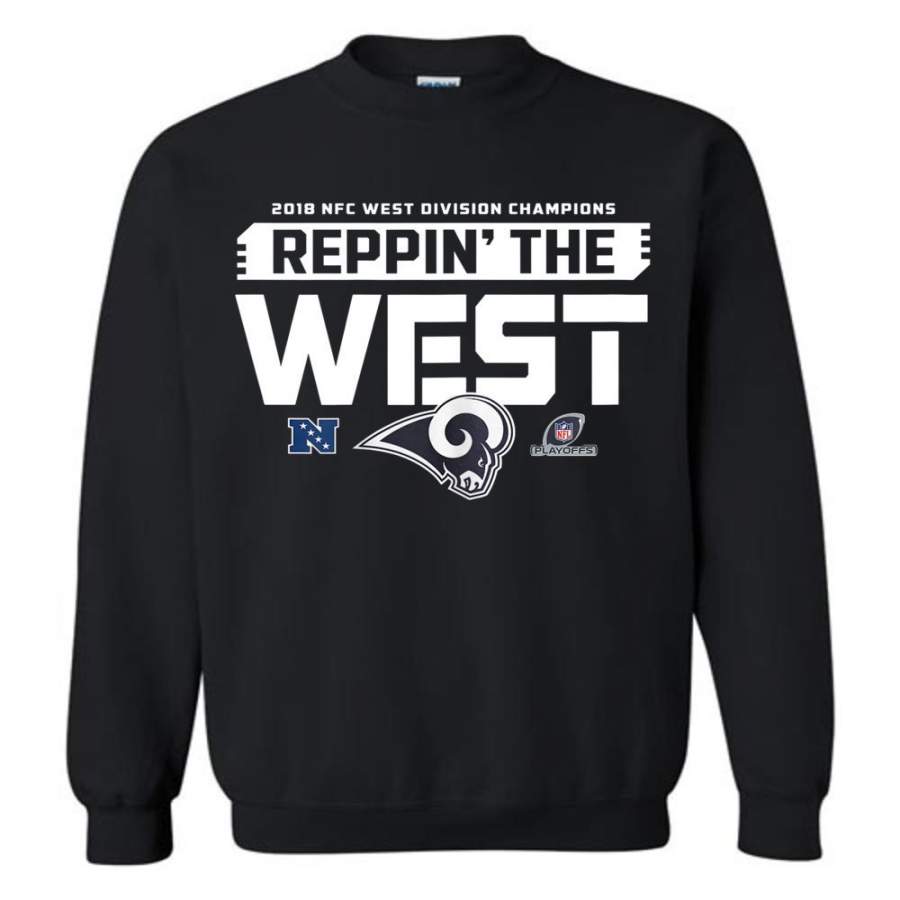 2018 nfc west division-champions los angeles rams Sweatshirt