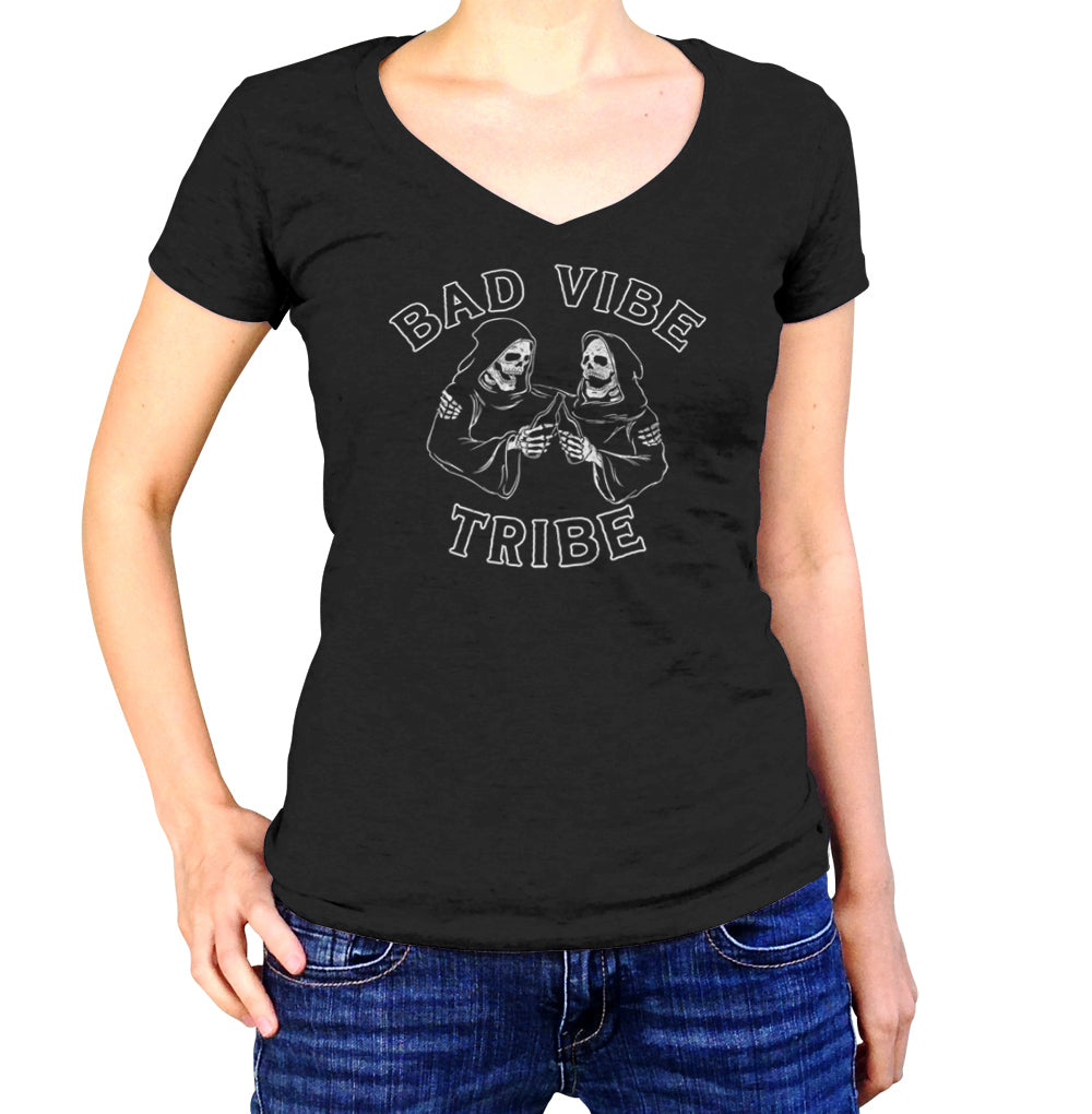 Women’S Bad Vibe Tribe Vneck T-Shirt