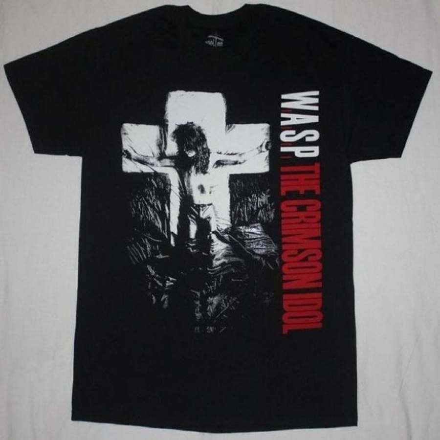 Wasp Shirt Crimson Idol 92 Wasp Heavy Metal Band Twistde Sister