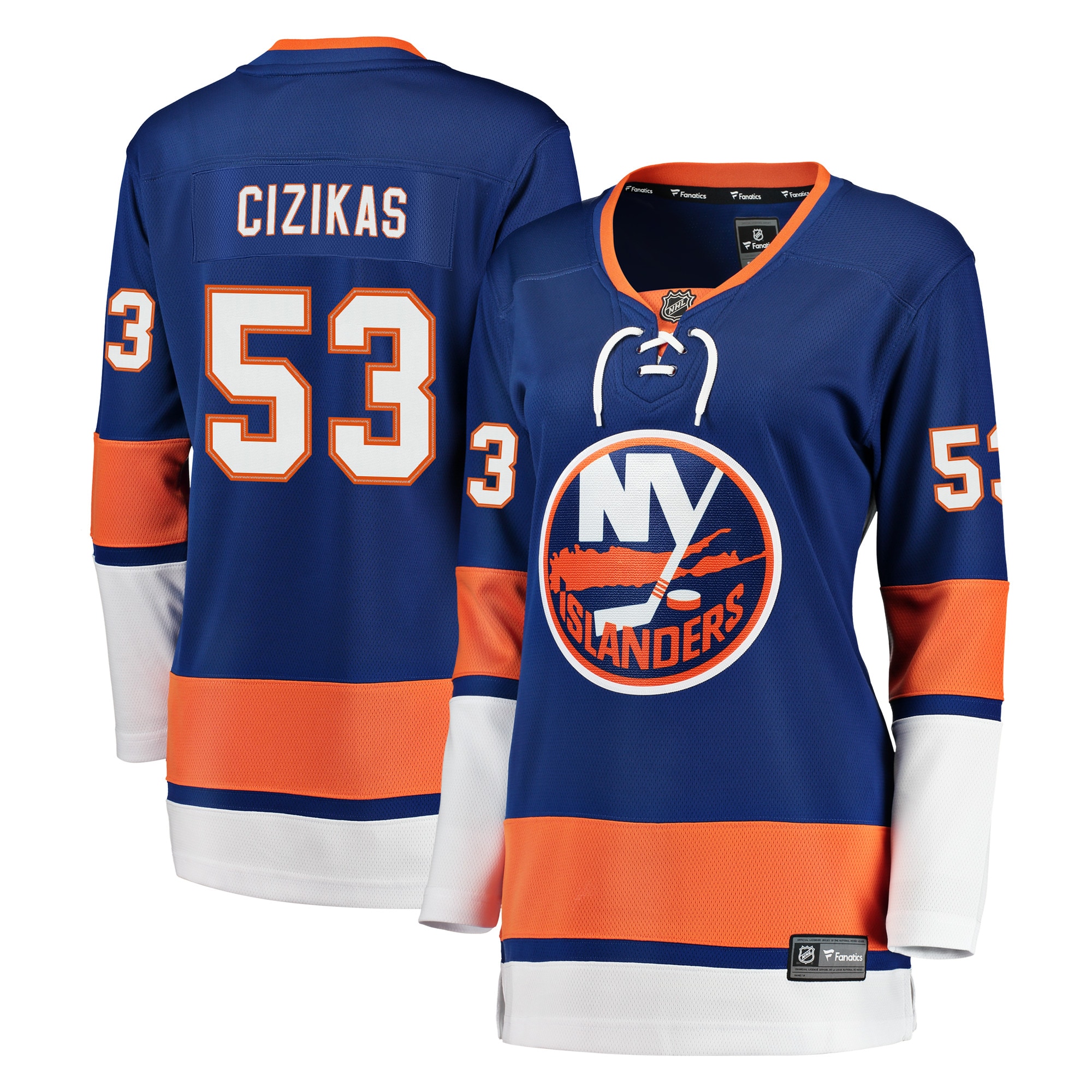 Women's New York Islanders Casey Cizikas Royal Breakaway Player Jersey