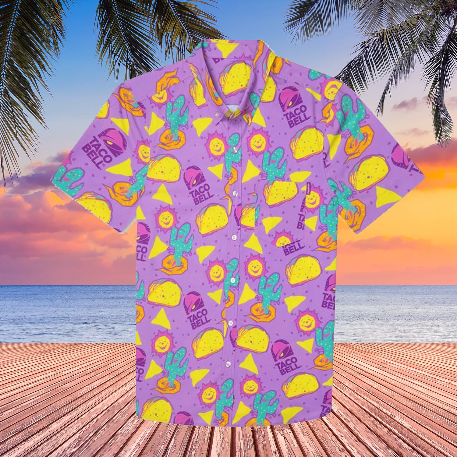 Taco Bell Hawaii Shirt And Shorts Gift For Lovers Ha40255