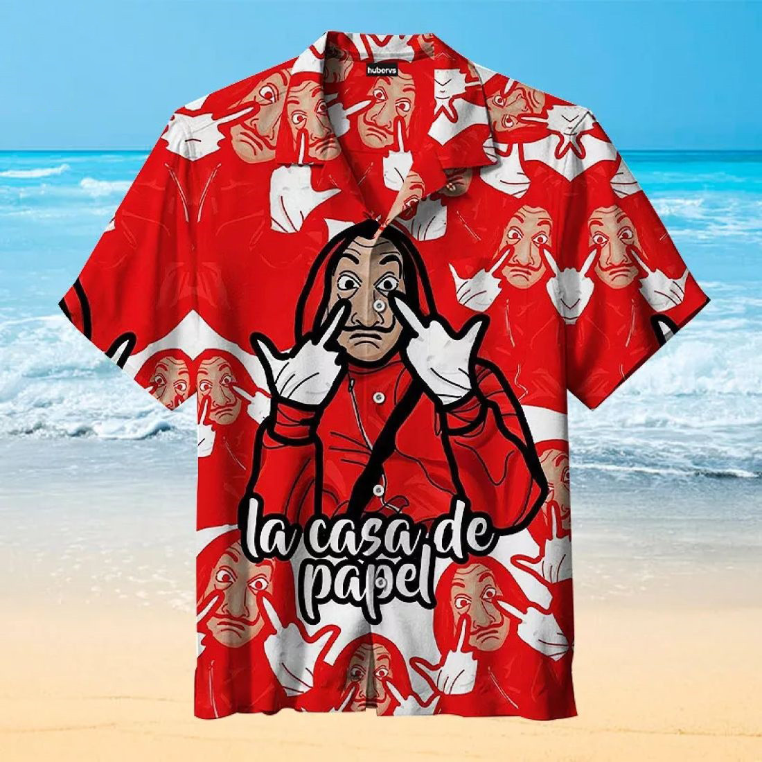 Money Heist The Dali Mask All Over Print Hawaii Shirt Ha4443