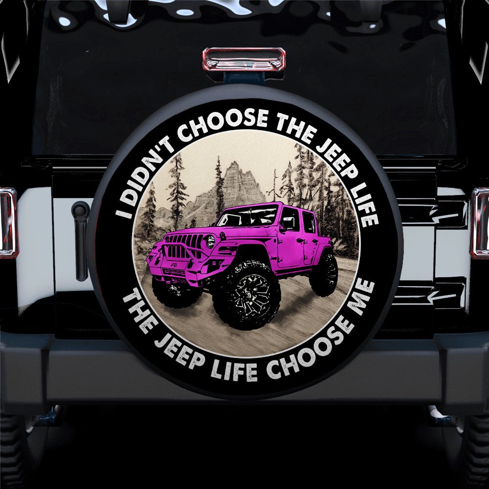 The Jeep Choose Me Pink Jeep Car Spare Tire Covers Gift For Campers