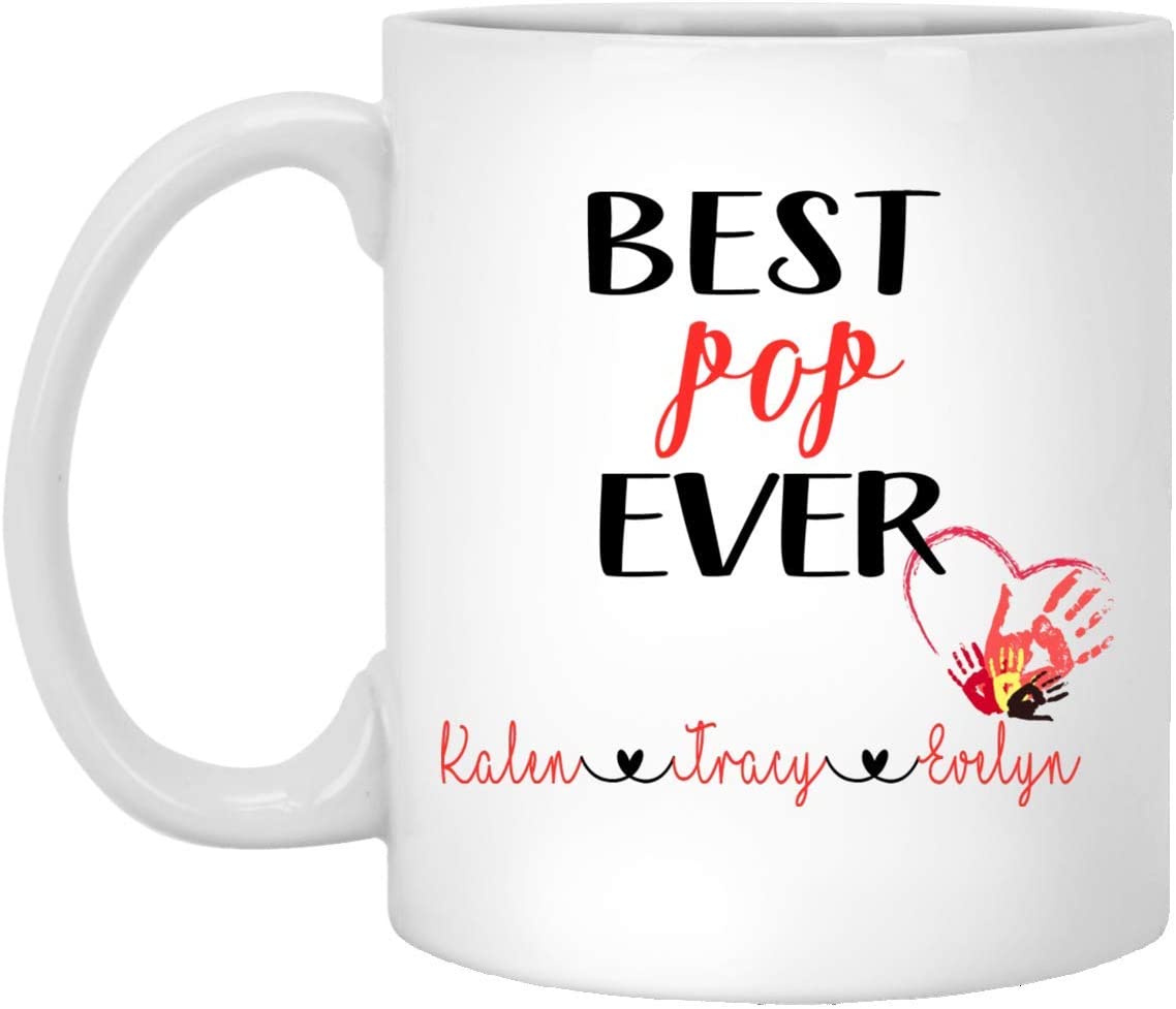 Best Pop Ever Coffee Mug – Personalized Mug – Father’S Day Gift – Gift For Pop – Fathers Day Mug – Pop Coffee Cup – Pop Coffee Mug 15Oz