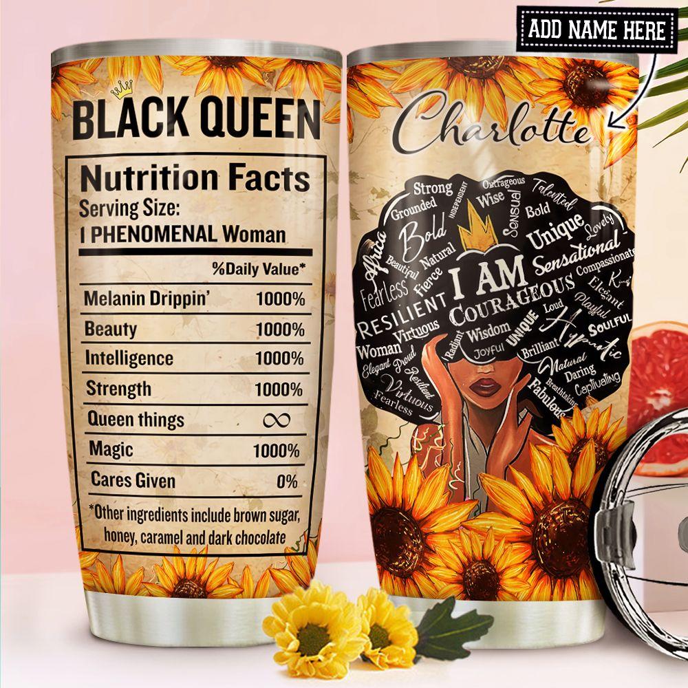 Black Queen Personalized NNR3011003 Stainless Steel Tumbler