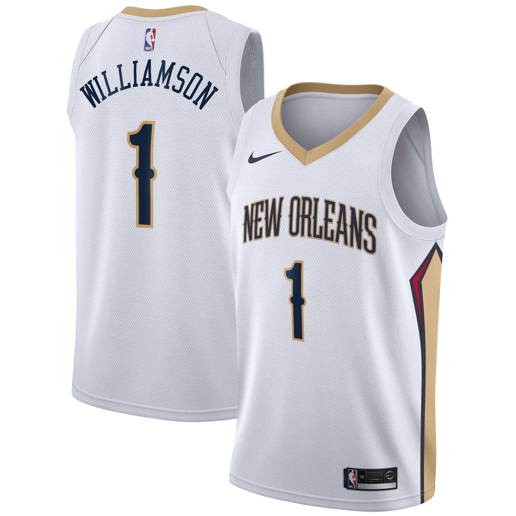 New Orleans Pelicans Association Swingman Jersey – Zion Williamson – Youth