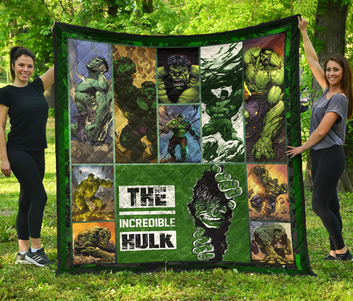 Angry Hulk The Incredible Hulk Premium Quilt Blanket Movie Home Decor Custom For Fans Nt042004