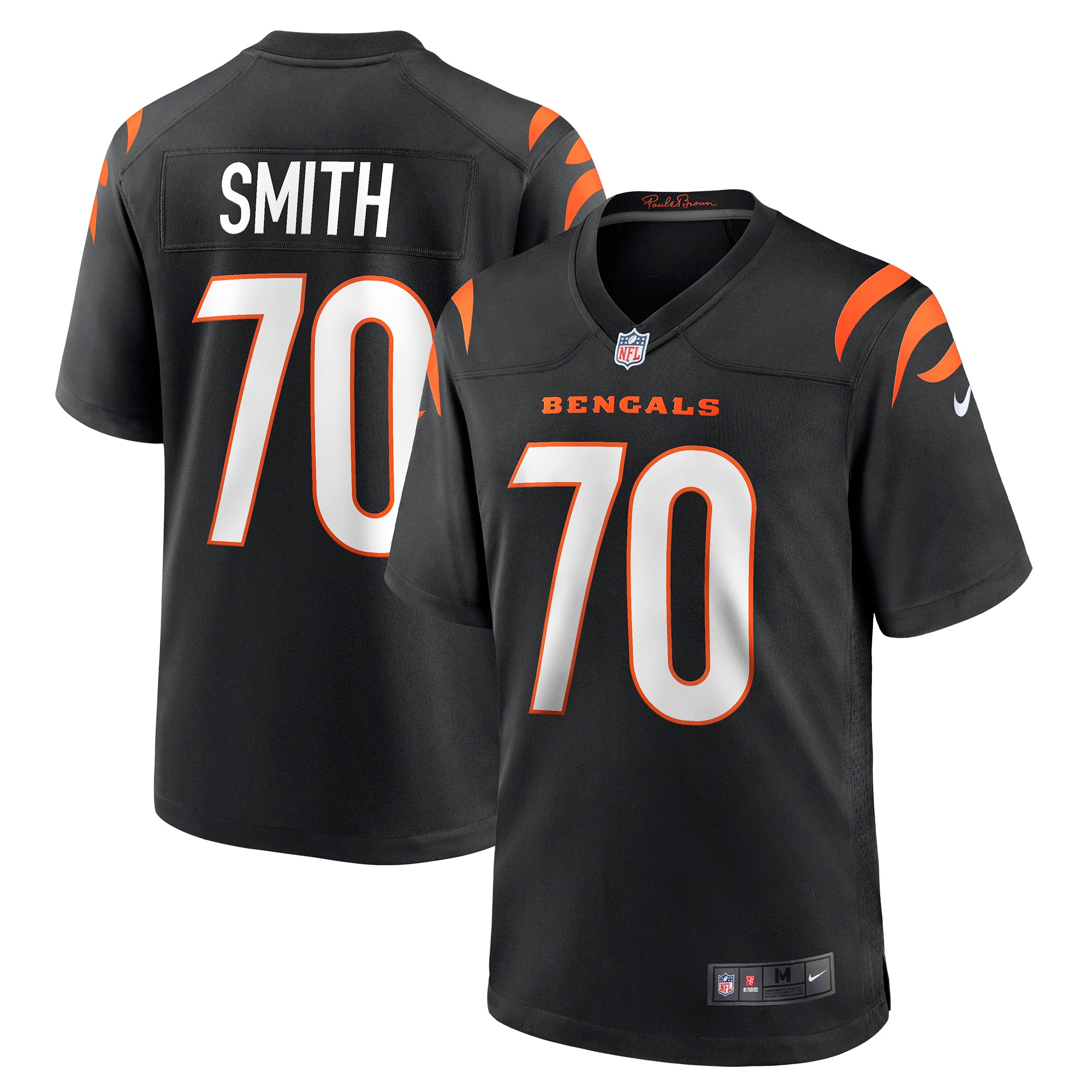 D'Ante Smith Cincinnati Bengals Game Jersey – Black