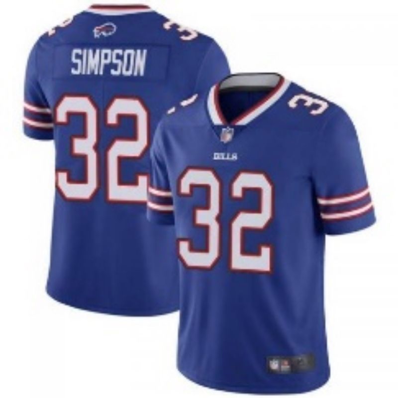 Buffalo Bills O.j. Simpson #32 NFL 2020 Cobalt Jersey