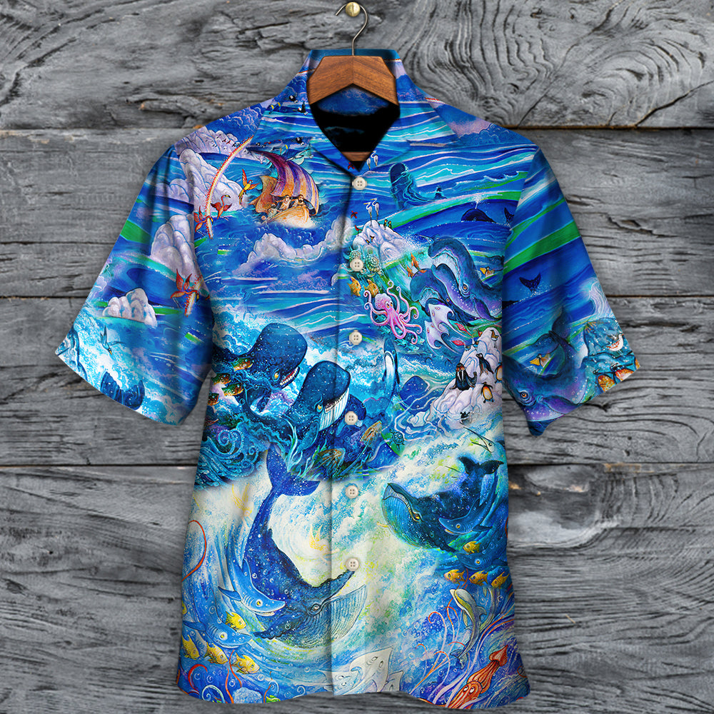 Shark Enjoy Amazing Adventure Hawaiian Shirt