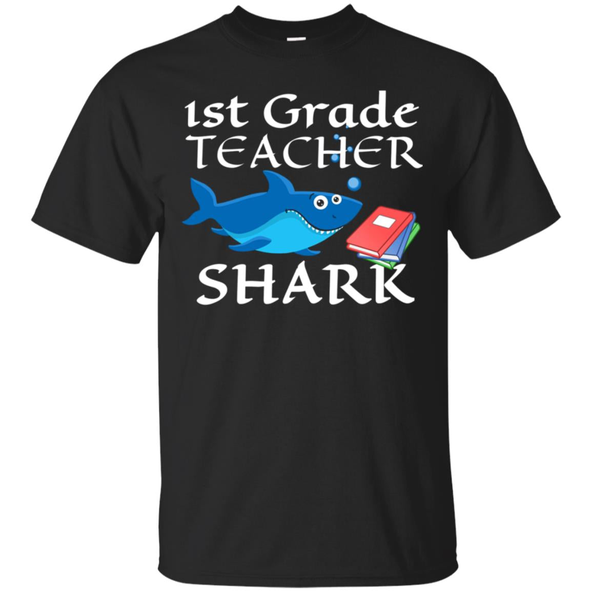 Teacher Shark T Shirt for 1st Grade Teacher, Long Sleeve