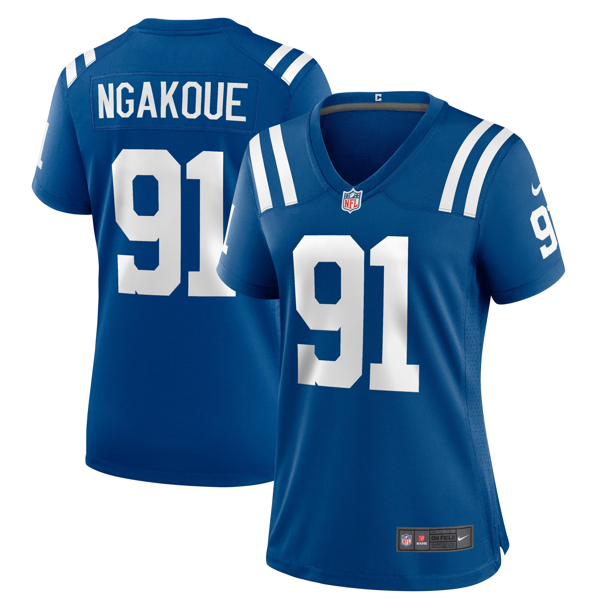 Yannick Ngakoue Indianapolis Colts Womens Player Game Jersey – Royal NFL