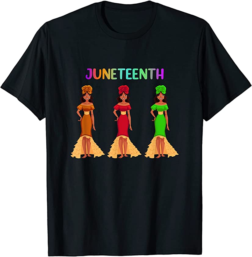 Womens Juneteenth Melanin Black History Day T-Shirt