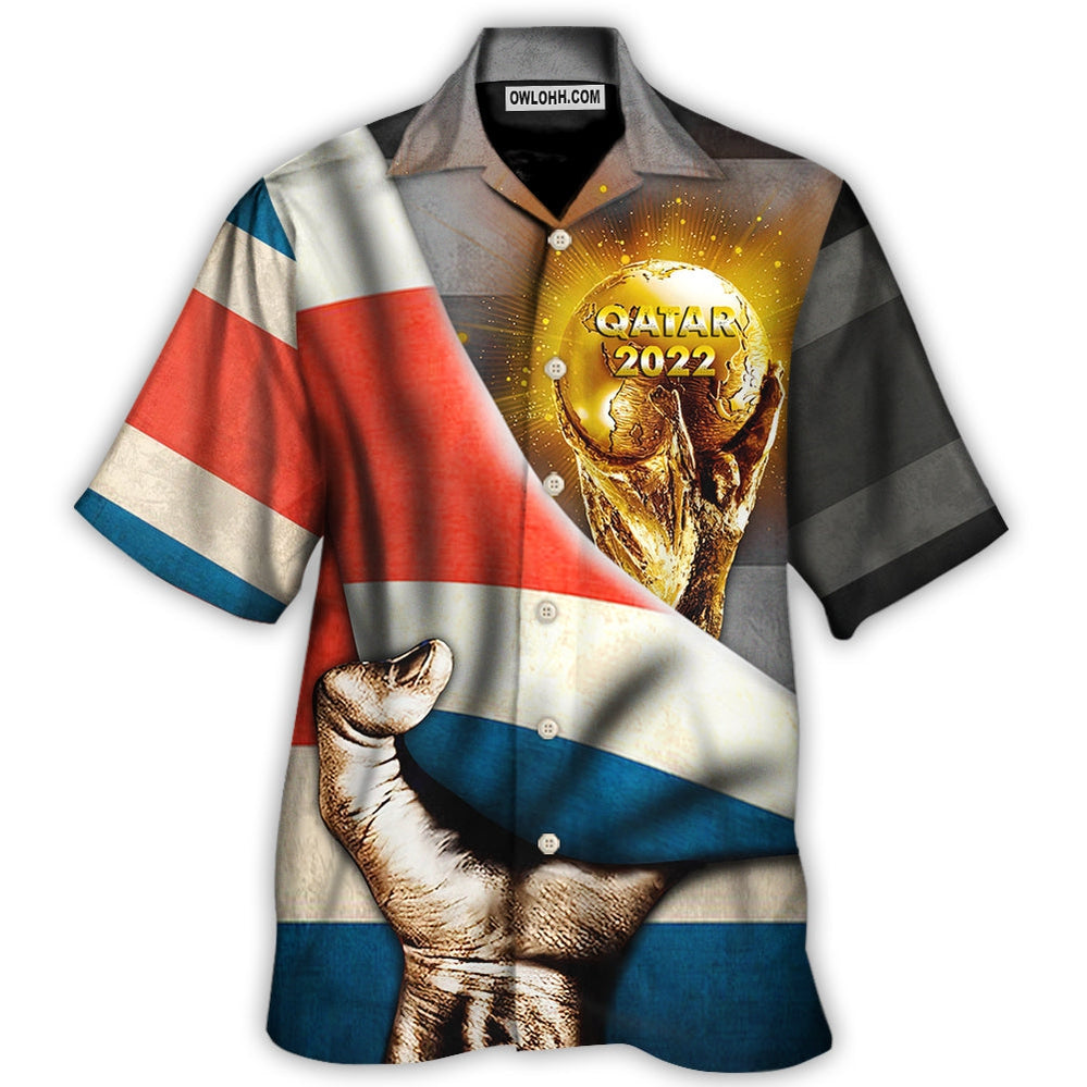 World Cup Qatar 2022 Costa Rica Will Be The Champion – Hawaiian Shirt  – Owl Ohh