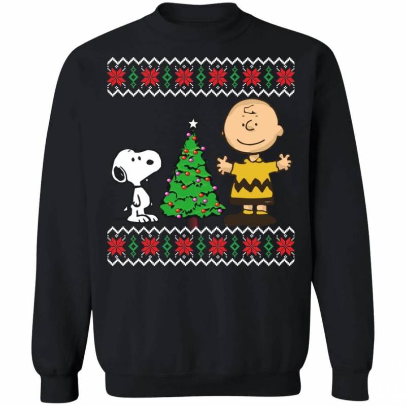 Peanuts Snoopy and Charlie Christmas Shirt Snoopy New Fashion