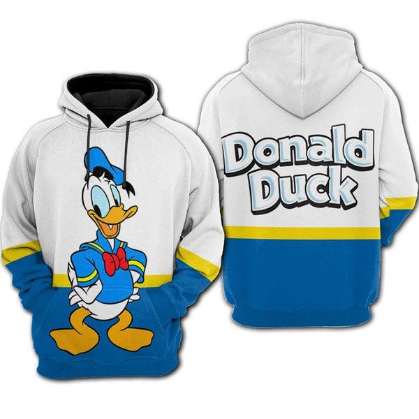 Funny Donald Duck Hoodie 3D #Dh