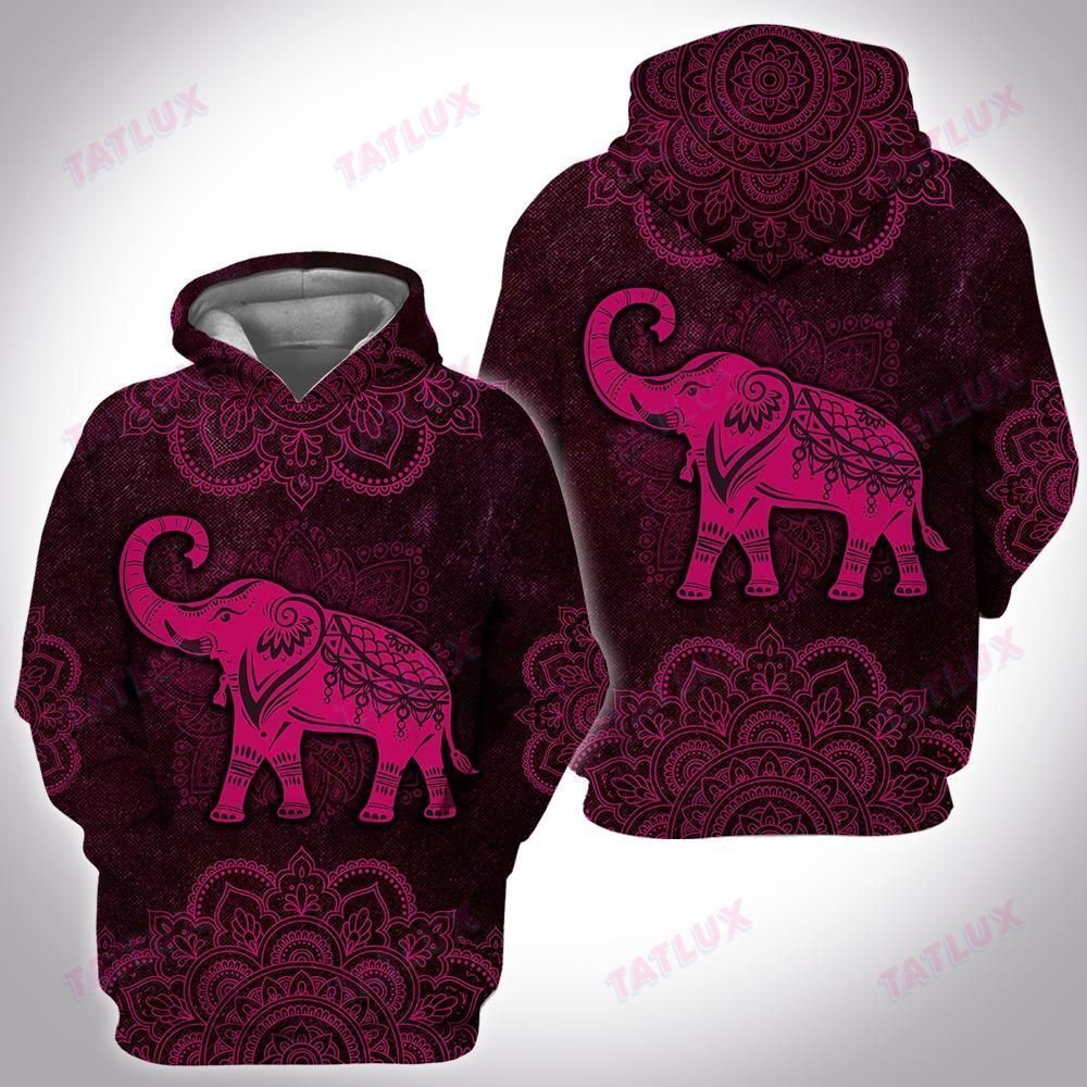 Animal Mandala Elephant 3D All Over Printed Shirt, Sweatshirt, Hoodie, Bomber Jacket Size S – 5Xl