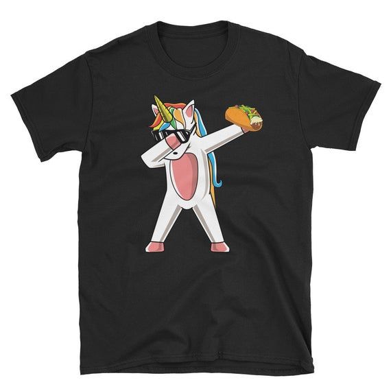 Unisex Unicorn Dabbing Taco T Shirt Dab Dabbing Taco Tacos Taco Lover Unicorn