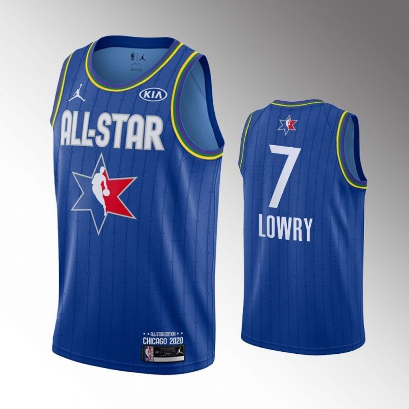 Toronto Raptors Kyle Lowry #7 NBA 2020 New Arrival Blue Jersey