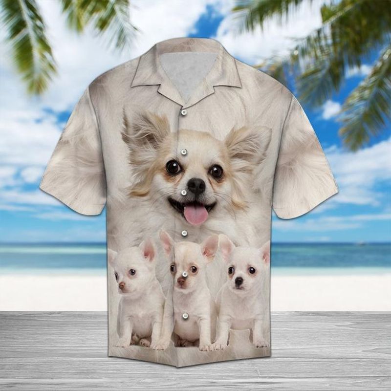 Chihuahua White High Quality Unisex Hawaii Shirt For Men And Women Ha97432