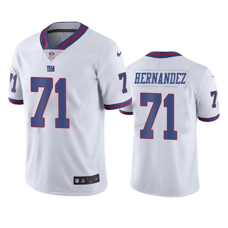 New York Giants Will Hernandez Color Rush Limited White Mens Jersey