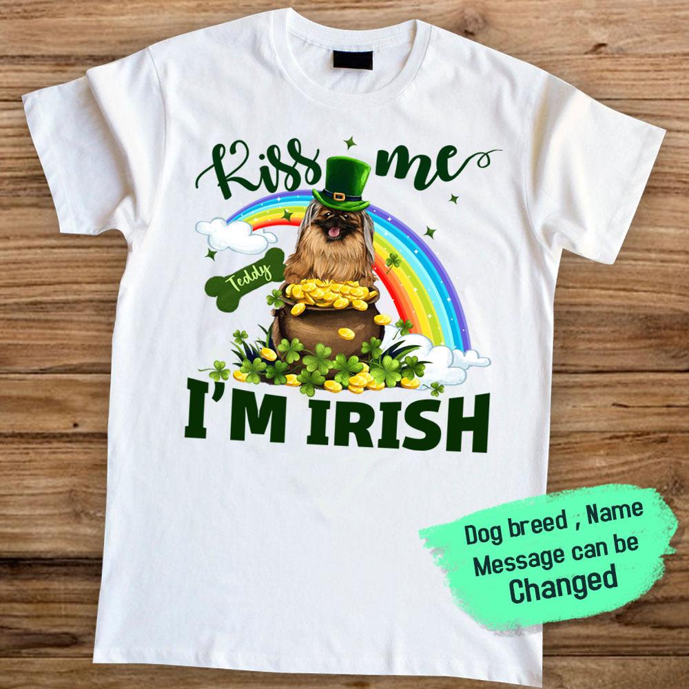 Personalized T-Shirt Gifts For Dog Lovers- Saint Patrick’S Day