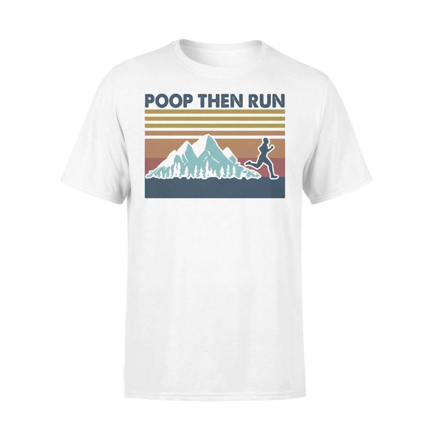 Running Poop Then Run Vintage T-shirt
